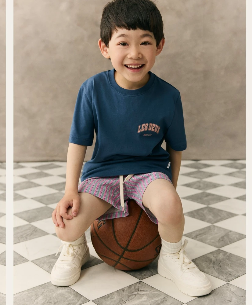 Les Deux Kids T-shirt Hoop