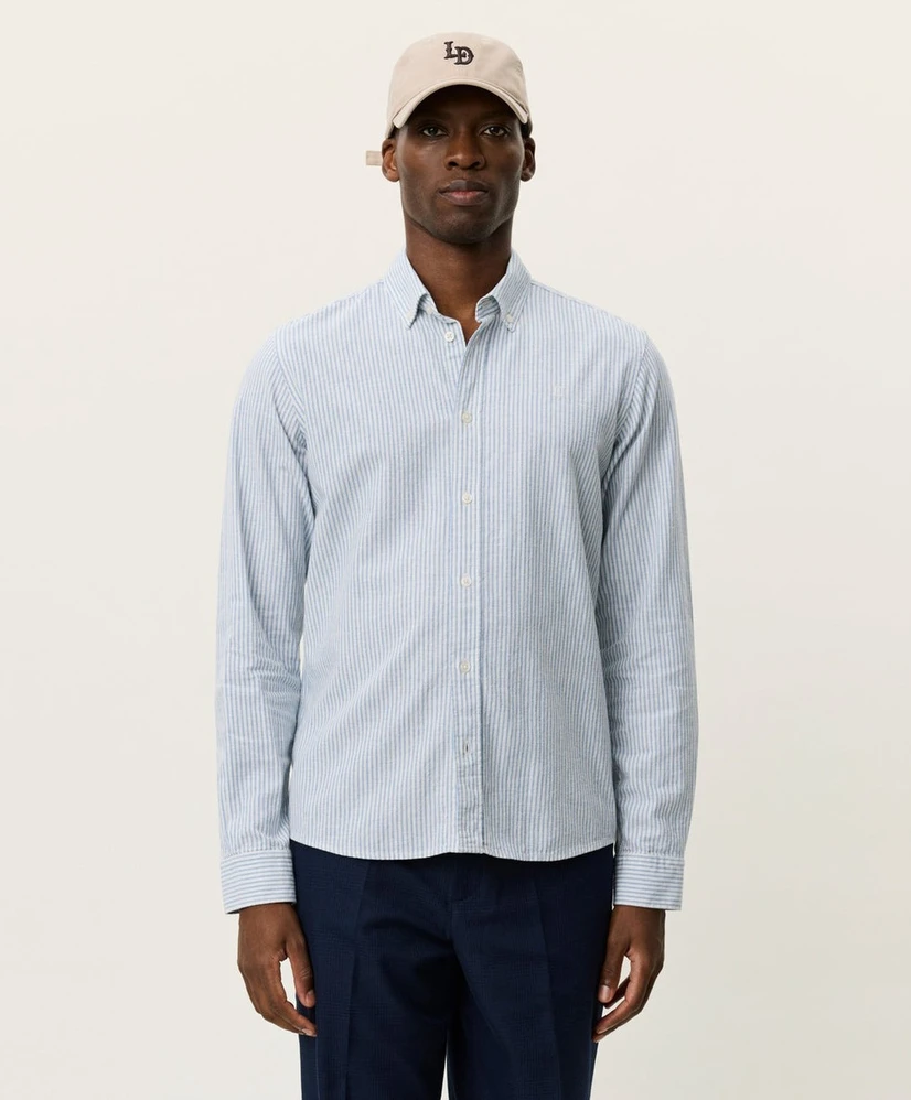Les Deux Overhemd Stripe Linen