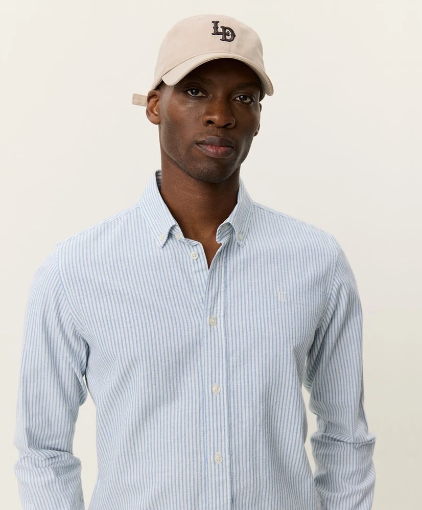 Les Deux Overhemd Stripe Linen