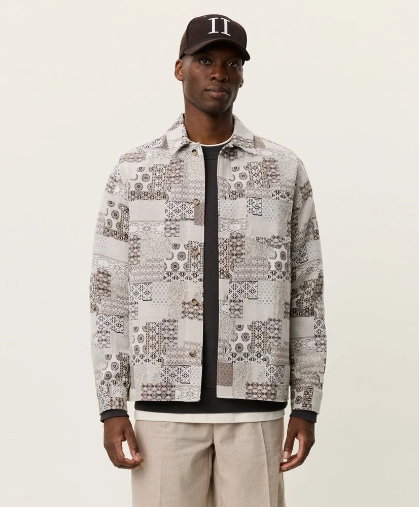 Les Deux Overshirt Layton Patchwork
