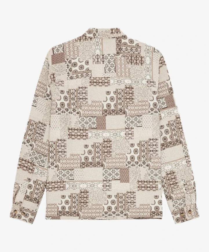 Les Deux Overshirt Layton Patchwork