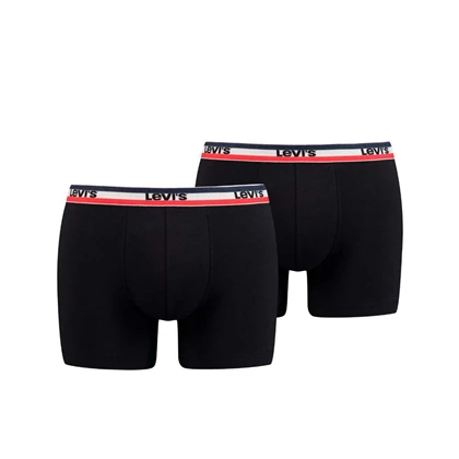 Levi's Shorts Sportswear Logo 2-pack Zwart