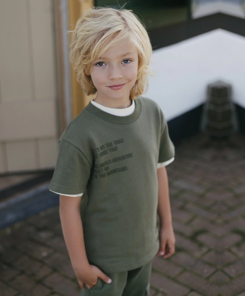 LEVV T-shirt Adventure Print