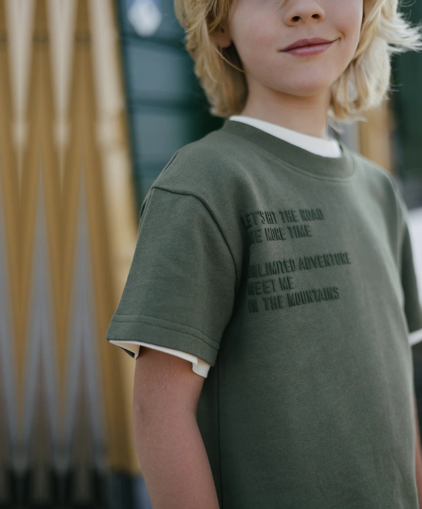 LEVV T-shirt Adventure Print