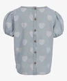 LOOXS Little Blouse Denim Bleach Hearts