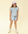 LOOXS Little Blouse Denim Bleach Hearts