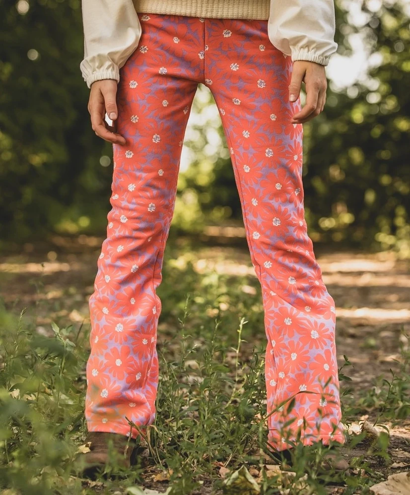 LOOXS Little Flared Broek Bloemenprint