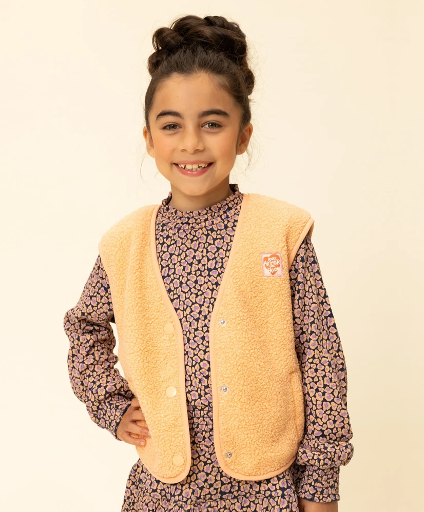 LOOXS Little Gilet Teddy Love Yourself