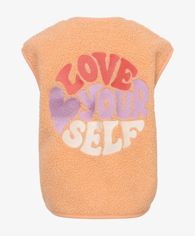 LOOXS Little Gilet Teddy Love Yourself