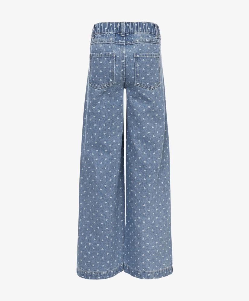 LOOXS Little Jeans Hearts Wide Leg