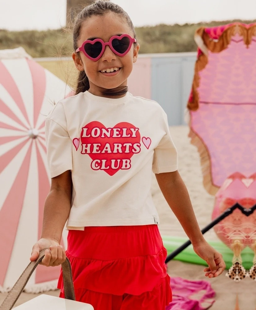 LOOXS Little T-shirt Cropped Heart