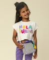 LOOXS Little T-shirt Cropped Hola Guapa