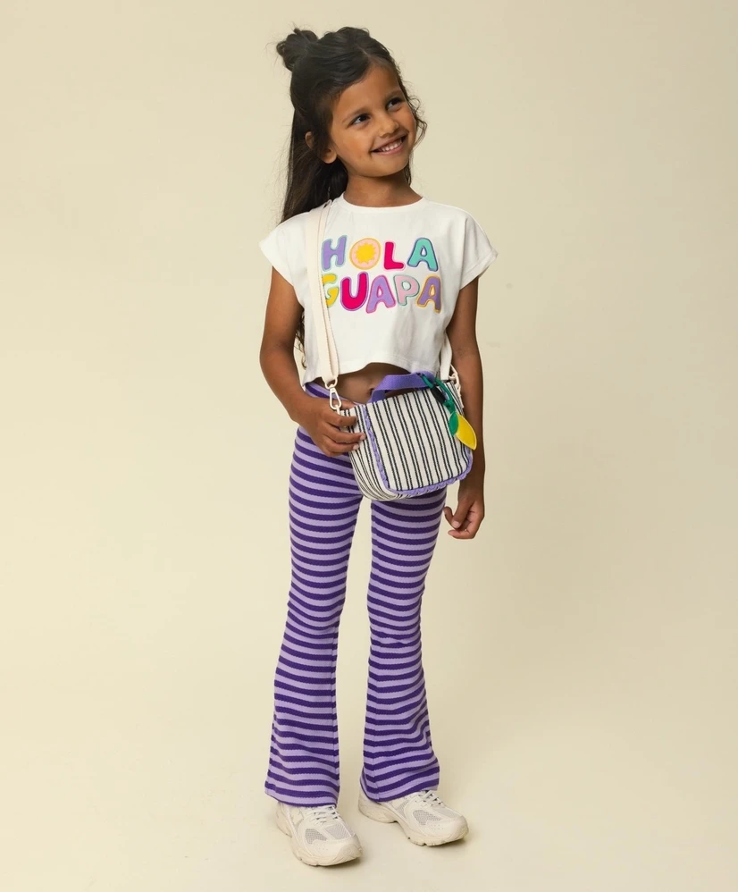 LOOXS Little T-shirt Cropped Hola Guapa