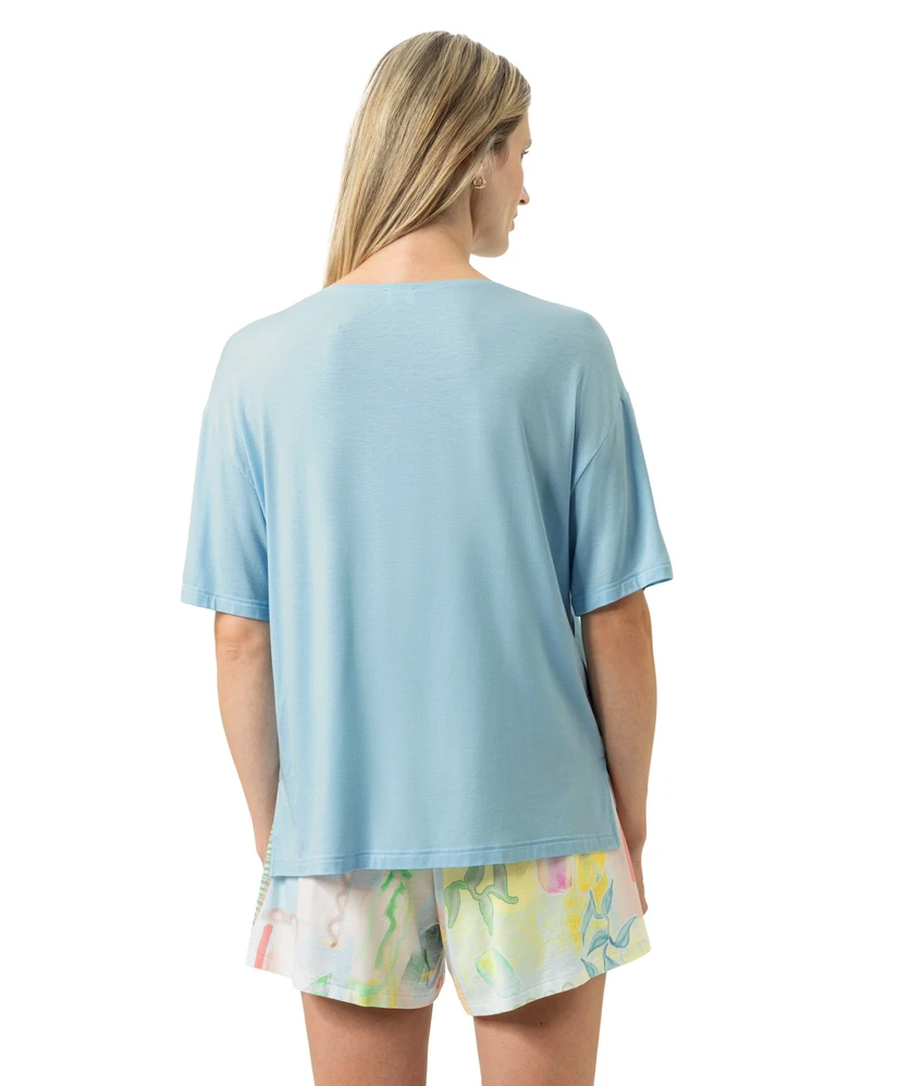 Mey Pyjamashirt Breezy Blue