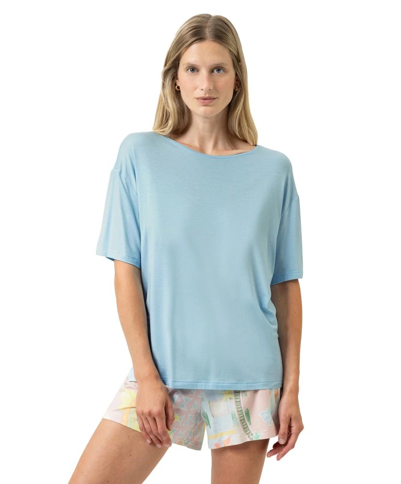 Mey Pyjamashirt Breezy Blue