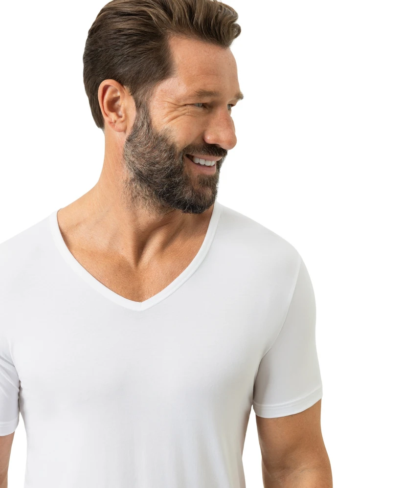 Mey T-shirt V-neck Dry Cotton
