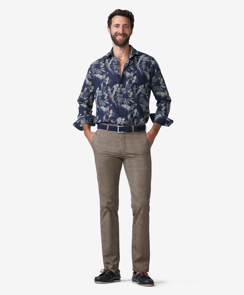 Meyer Chino Bonn Ruitenprint