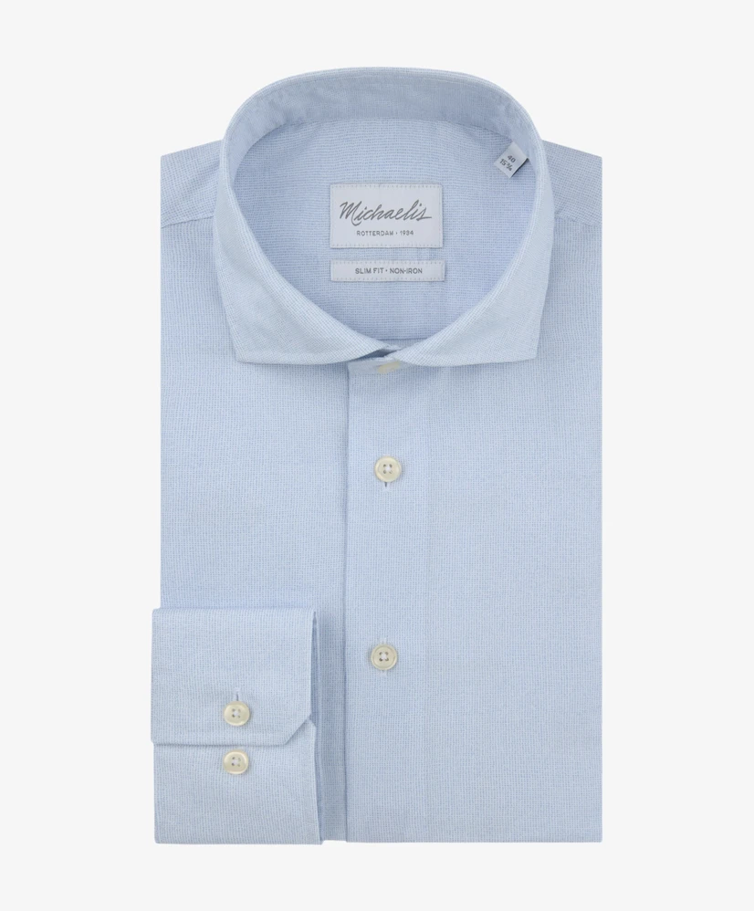 Michaelis Overhemd Allover Print Slim Fit