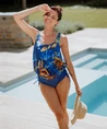 Mila Beach Tankini Leaves