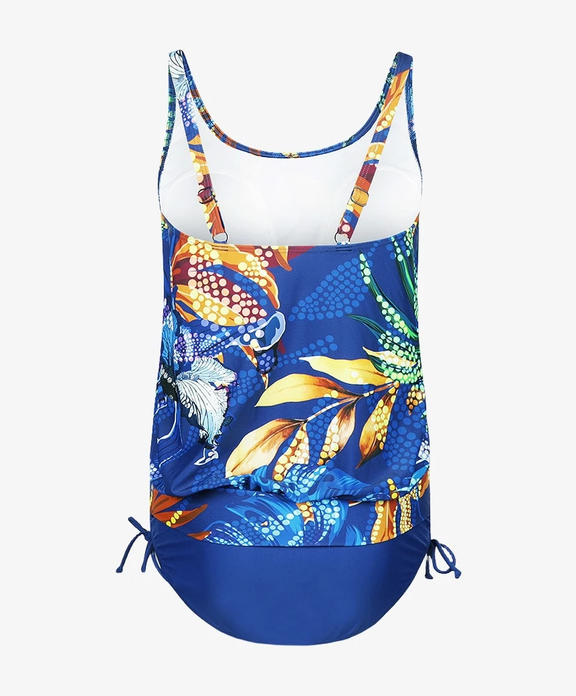 Mila Beach Tankini Leaves