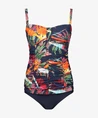Mila Beach Tankini Strapless Gathered