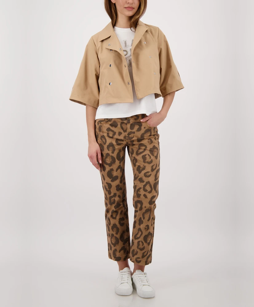 Monari Jack Cropped Trench
