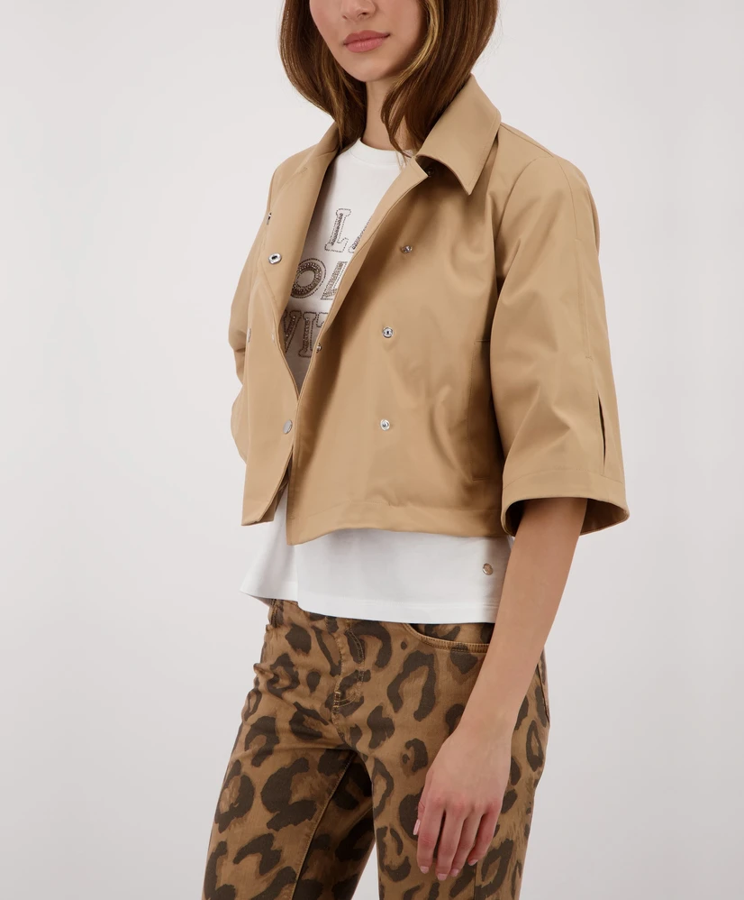 Monari Jack Cropped Trench