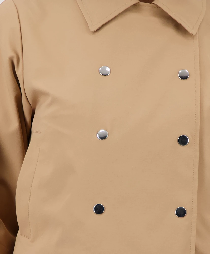 Monari Jack Cropped Trench