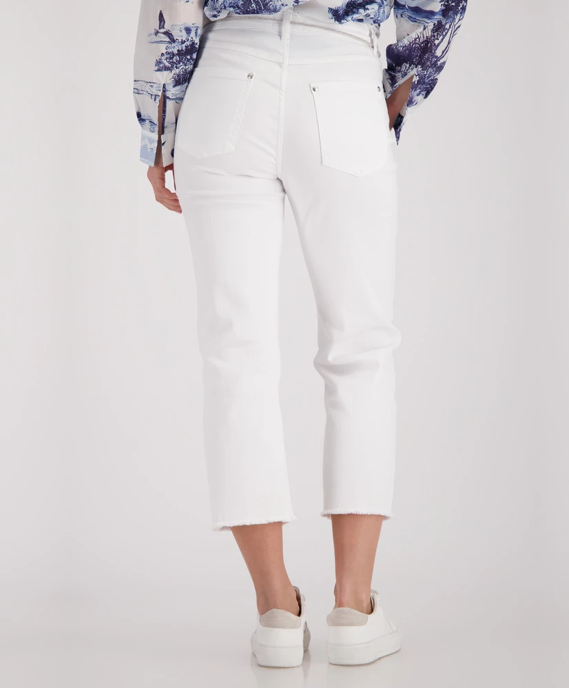 Monari Jeans 7/8 Straight Leg Belt