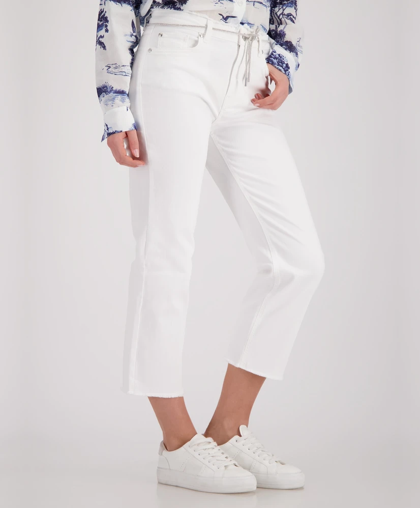 Monari Jeans 7/8 Straight Leg Belt