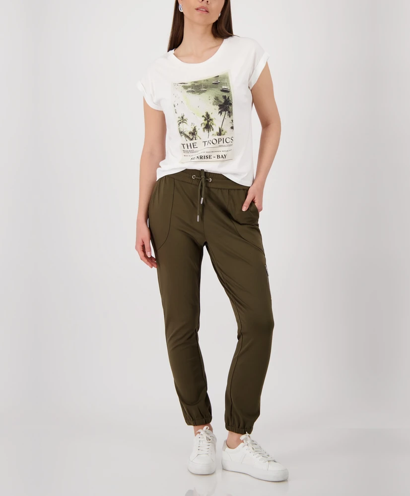 Monari Joggingbroek Zipper