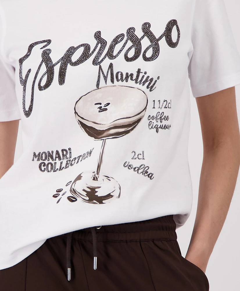Monari T-shirt Espresso