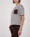 Monari T-shirt Gestreept