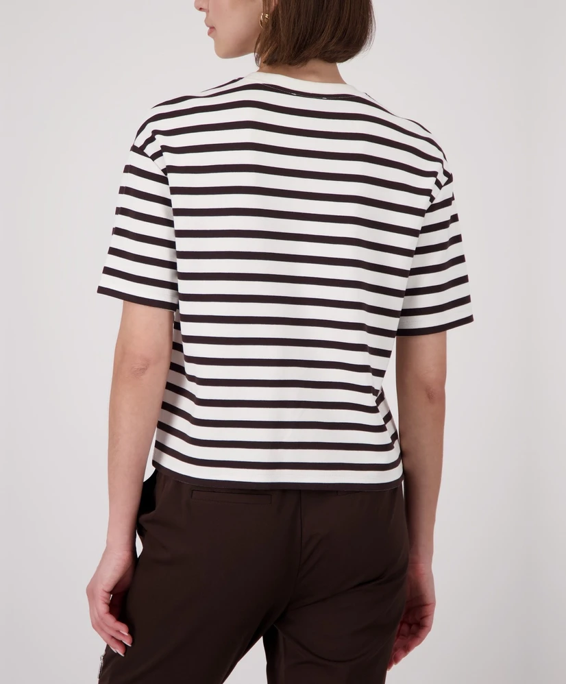 Monari T-shirt Gestreept