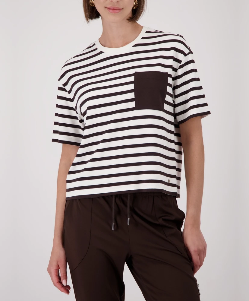 Monari T-shirt Gestreept