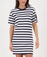 Monari T-shirt Jurk Gestreept