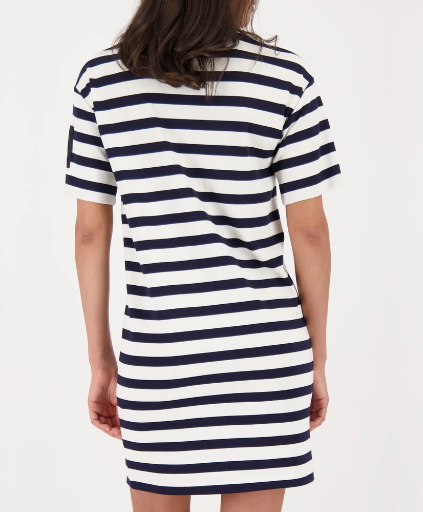 Monari T-shirt Jurk Gestreept