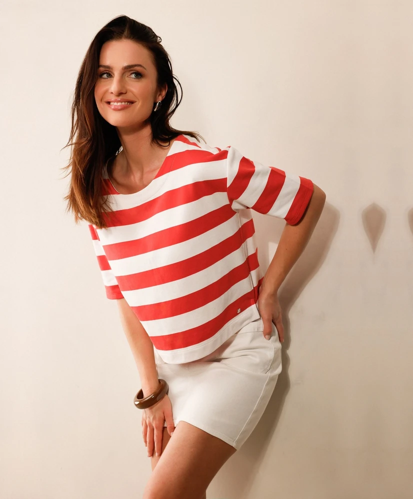 Monari T-shirt Striped
