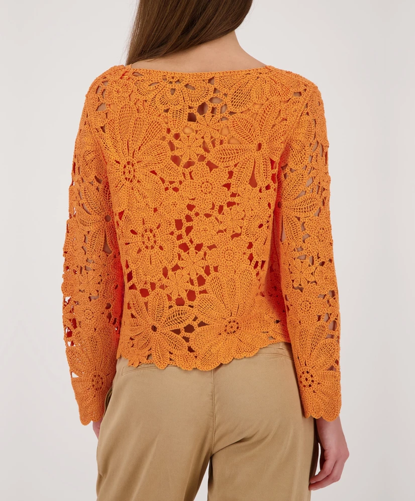 Monari Trui Flower Gebreid