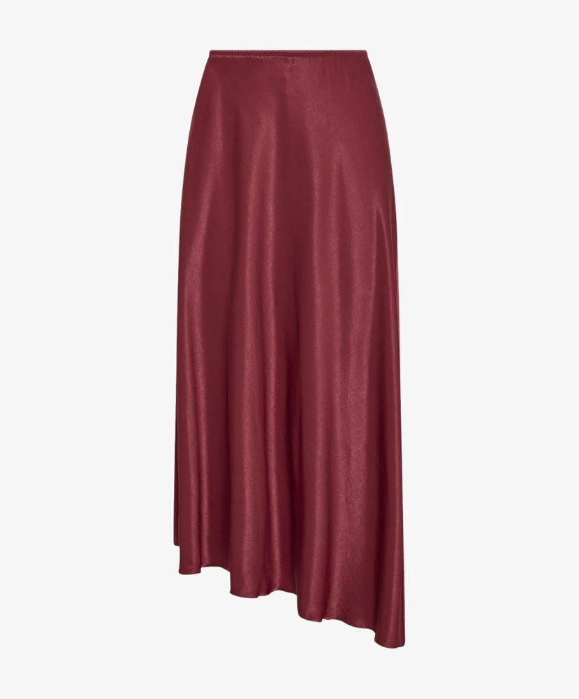 Moss Copenhagen Midi Rok Bethanie Satin