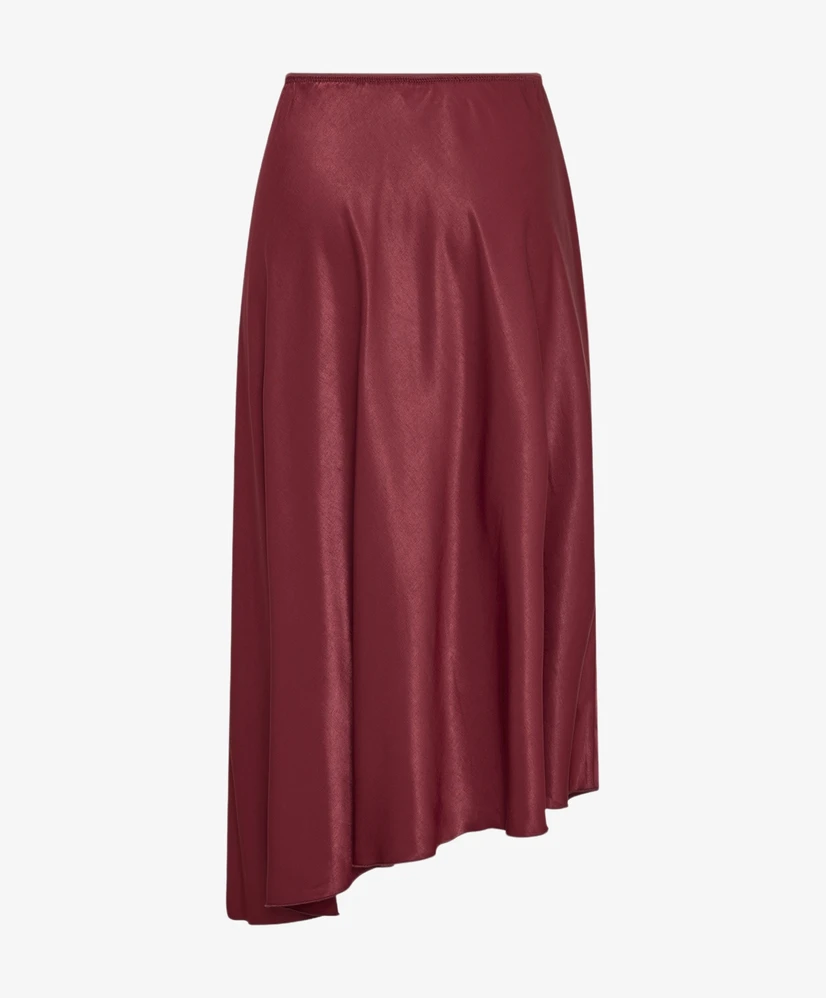 Moss Copenhagen Midi Rok Bethanie Satin