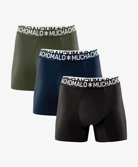 Muchachomalo Shorts Effen 3-pack