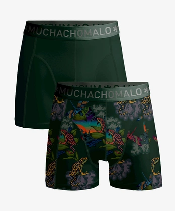Muchachomalo Shorts Frogger Print / Solid 2-Pack