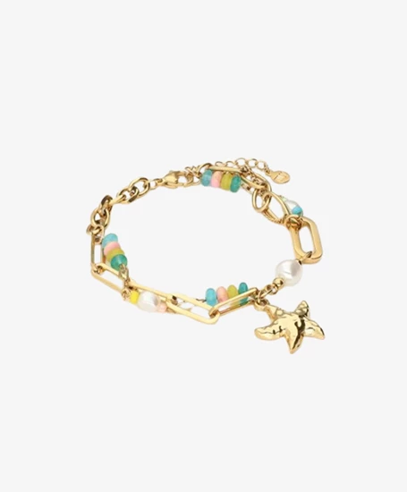 My Jewellery Armband Chain Beads & Starfish