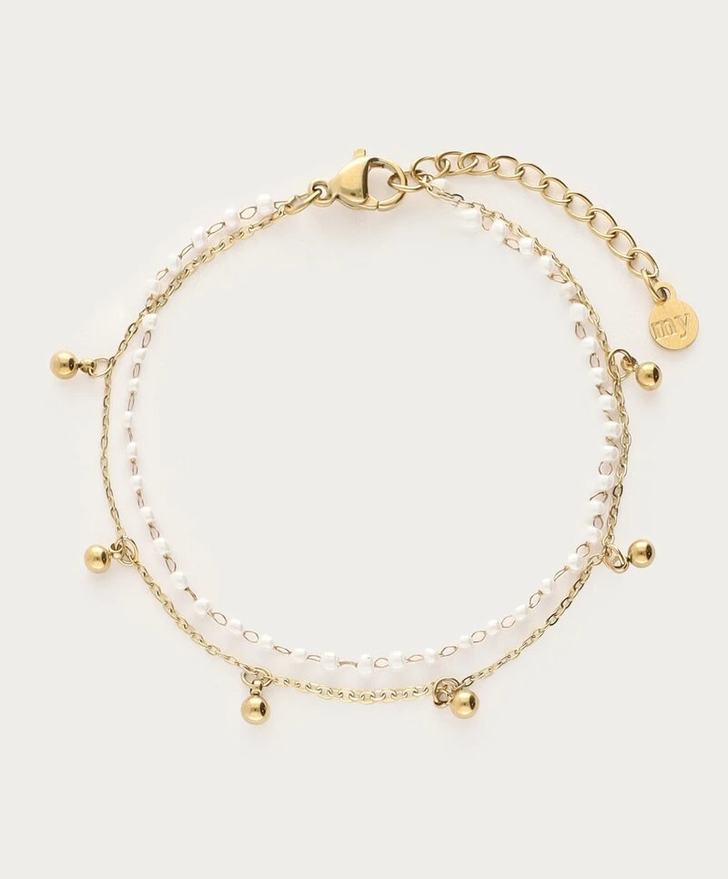 My Jewellery Armband Double Pearl
