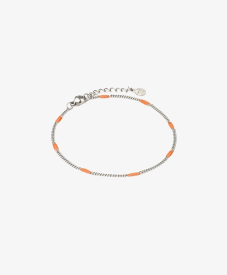 My Jewellery Armband Fine Chain Emaille Orange