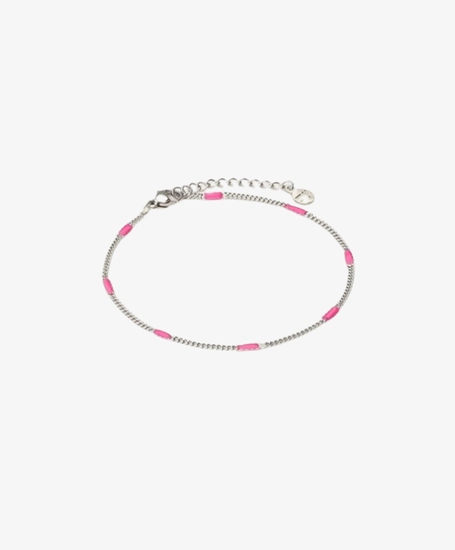 My Jewellery Armband Fine Chain Emaille Pink