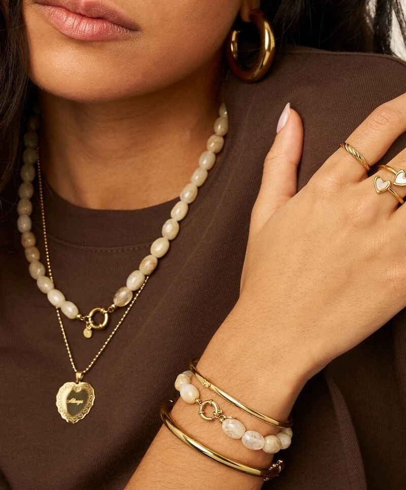My Jewellery Armband Kralen Beige