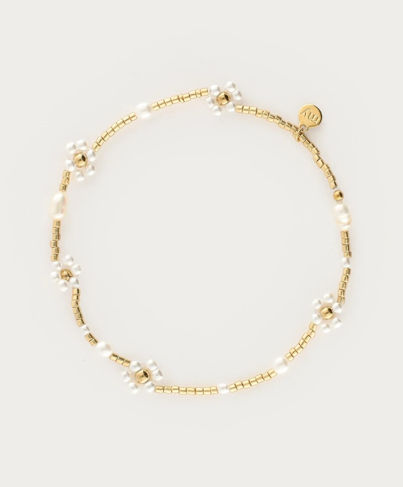 My Jewellery Armband Pearl Flowers