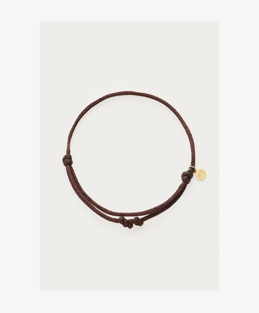 My Jewellery Armband Rope Brown